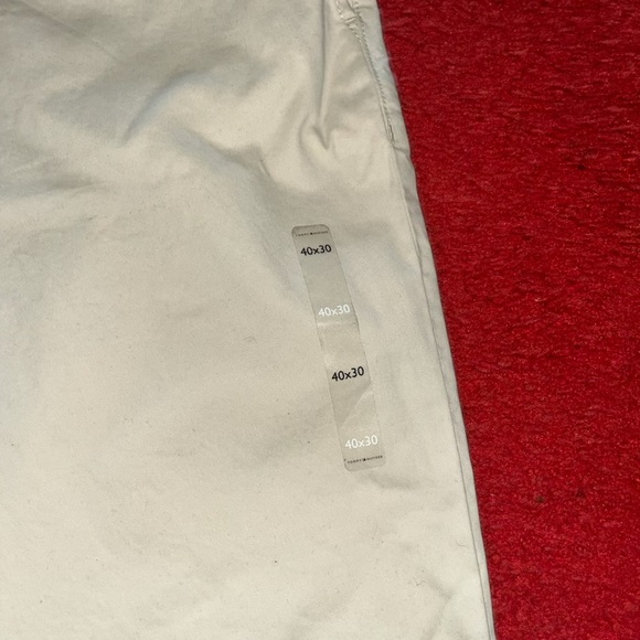Tommy Hilfiger Men's THFLEX casual pants in khaki. Plus, a pair of TH dress pnts - Picture 2 of 6